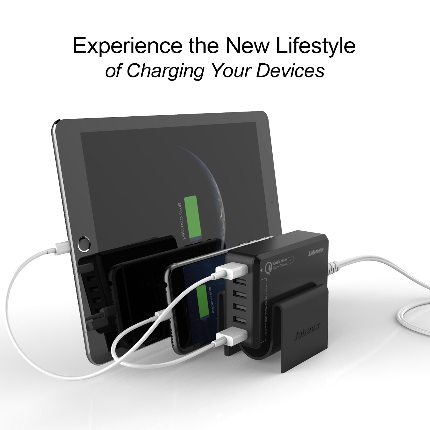 Charge headphones with online phone charger